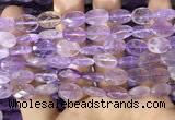 CAN236 15.5 inches 10*14mm faceted oval ametrine beads wholesale