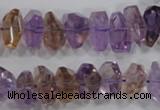 CAN31 15.5 inches 8*18mm faceted nugget natural ametrine beads