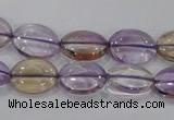 CAN48 15.5 inches 10*14mm oval natural ametrine gemstone beads