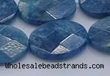 CAP394 15.5 inches 18*25mm faceted oval apatite gemstone beads