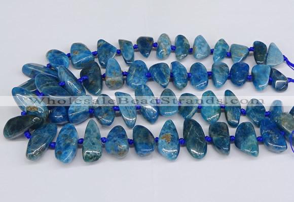 CAP533 15.5 inches 10*20mm - 15*35mm freeform apatite beads