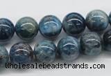 CAP55 15.5 inches 12mm round dyed apatite gemstone beads wholesale