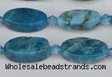 CAP551 15.5 inches 8*16mm oval apatite gemstone beads