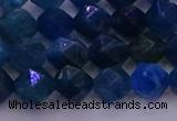 CAP571 15.5 inches 6mm faceted nuggets apatite gemstone beads