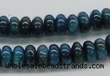 CAP58 15.5 inches 6*10mm rondelle dyed apatite gemstone beads wholesale