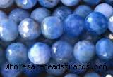 CAP593 15.5 inches 6mm faceted round apatite gemstone beads