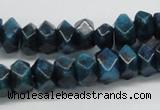 CAP60 15.5 inches 6*12mm faceted rondelle dyed apatite gemstone beads