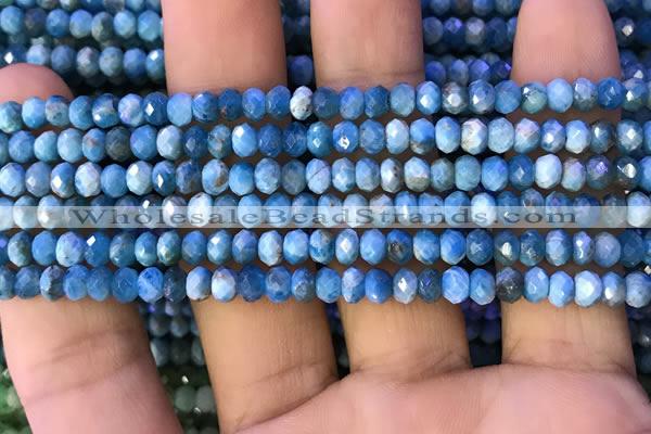 CAP616 15.5 inches 3*5mm faceted rondelle apatite gemstone beads