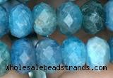 CAP618 15.5 inches 5*7mm - 5*8mmm faceted rondelle apatite beads