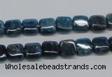 CAP70 15.5 inches 8*8mm square dyed apatite gemstone beads wholesale