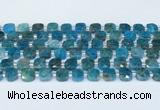 CAP701 15.5 inches 8mm faceted square apatite beads