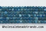 CAP706 15.5 inches 8mm faceted round apatite gemstone beads wholesale