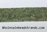 CAP708 15.5 inches 4mm round green apatite gemstone beads wholesale