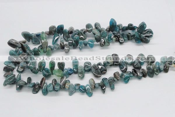 CAP73 15.5 inches 10*20mm nugget dyed apatite gemstone beads wholesale