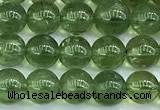 CAP736 15 inches 6.5mm -7mm round green apatite beads