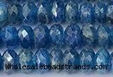 CAP747 15 inches 4*6mm faceted rondelle apatite beads