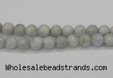 CAQ100 15.5 inches 4mm round AB grade natural aquamarine beads