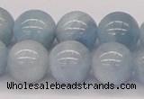 CAQ120 15.5 inches 16mm round AA grade natural aquamarine beads