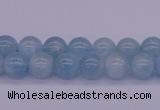 CAQ122 15.5 inches 6mm round AAA grade natural aquamarine beads