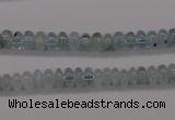 CAQ135 15.5 inches 4*6mm rondelle natural aquamarine beads