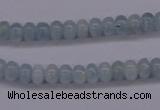 CAQ136 15.5 inches 3*4mm rondelle natural aquamarine beads