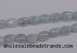 CAQ141 15.5 inches 6*8mm oval natural aquamarine beads wholesale