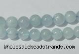 CAQ201 15.5 inches 8mm round natural aquamarine beads wholesale