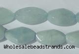 CAQ213 15.5 inches 14*22mm twisted natural aquamarine beads