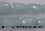 CAQ415 8*12mm – 18*28mm faceted nuggets natural aquamarine beads