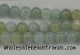 CAQ452 15.5 inches 6mm round aquamarine beads wholesale