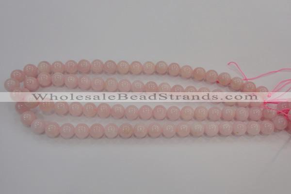 CAQ483 15.5 inches 10mm round natural pink aquamarine beads