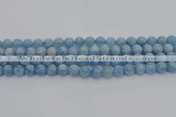 CAQ520 15.5 inches 8mm round AA grade natural aquamarine beads