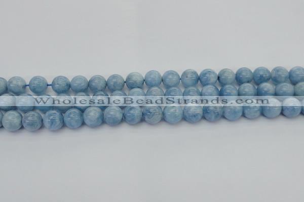 CAQ539 15.5 inches 12mm round AAA grade natural aquamarine beads