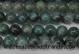 CAQ600 15.5 inches 4mm round aquamarine gemstone beads