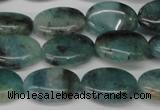 CAQ628 15.5 inches 10*14mm oval aquamarine gemstone beads