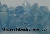 CAQ63 15.5 inches 8*10mm natural aquamarine chips beads