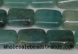 CAQ645 15.5 inches 12*16mm rectangle aquamarine gemstone beads