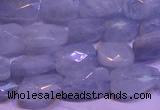 CAQ651 15.5 inches 8*12mm - 10*14mm faceted freeform aquamarine beads