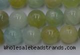 CAQ753 15.5 inches 10mm round aquamarine beads wholesale