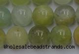 CAQ755 15.5 inches 14mm round aquamarine beads wholesale