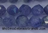 CAQ775 15.5 inches 14mm faceted nuggets imitation aquamarine beads