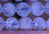 CAQ886 15.5 inches 6mm faceted round natural aquamarine beads