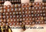 CAR236 15.5 inches 5mm - 5.5mm round natural amber beads wholesale