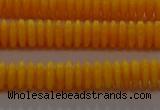 CAR408 15.5 inches 2*6mm rondelle synthetic amber beads wholesale