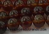 CAR529 15.5 inches 9mm - 10mm round natural amber beads wholesale