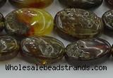 CAR548 15.5 inches 12*15mm - 13*17mm oval natural amber beads