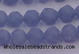 CAS211 15.5 inches 8mm faceted nuggets blue angel skin gemstone beads