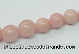 CAS33 15.5 inches 8mm - 16mm round pink angel skin gemstone beads