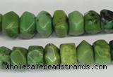 CAU32 15.5 inches 8*12mm nugget australia chrysoprase beads wholesale