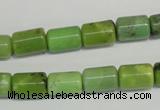 CAU57 15.5 inches 7*10mm tube Australia chrysoprase beads